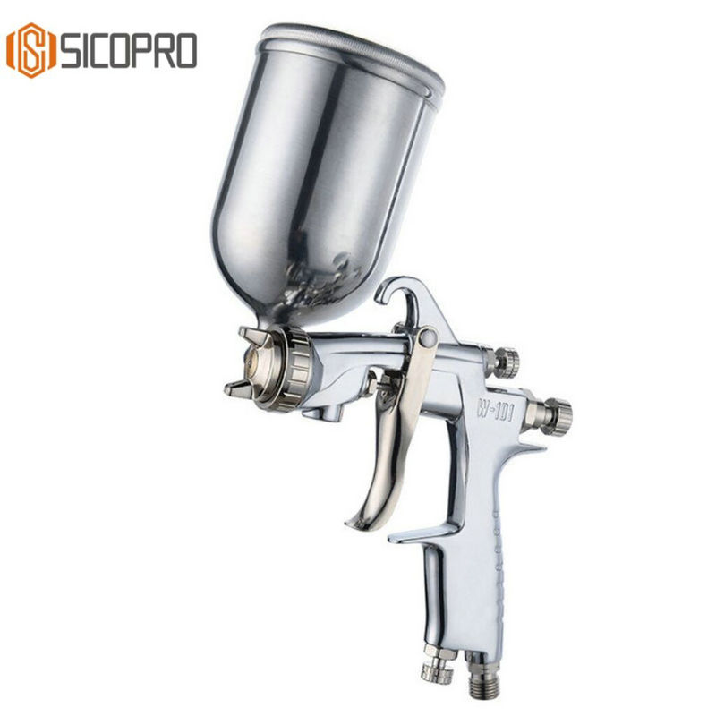 SICOPRO W-101G Professional LVLP Gravity Feed Spray Gun for Automotive and Industrial Use