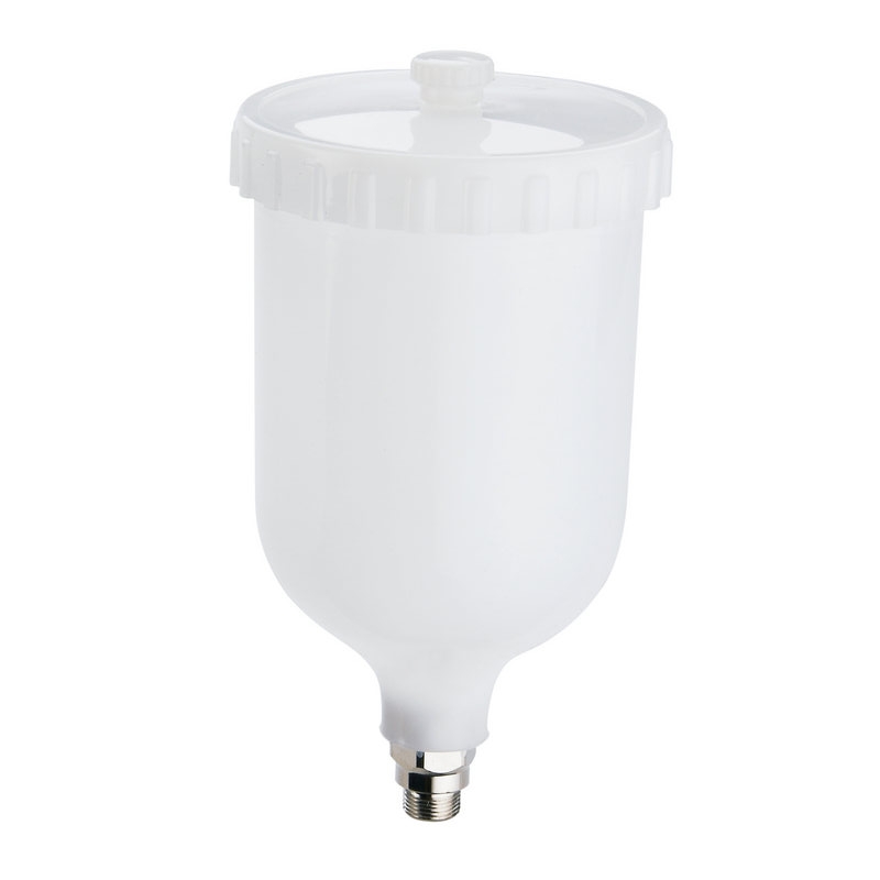 WD-600GPO 600ml Plastic Gravity Feed Spray Gun Paint Cup with Lid
