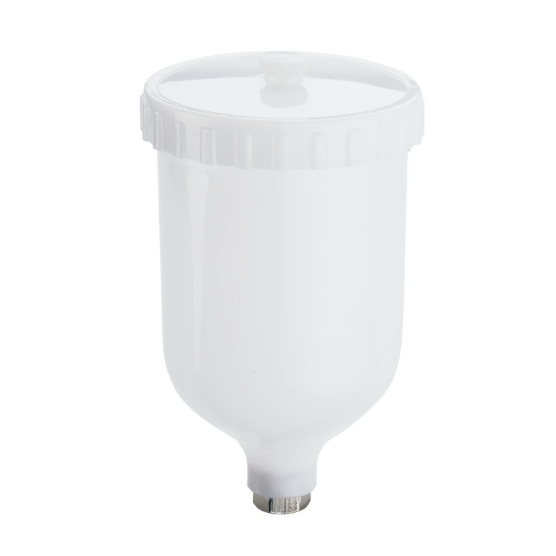 WD-600GPP 600ml Plastic Gravity Feed Spray Gun Paint Cup with Lid