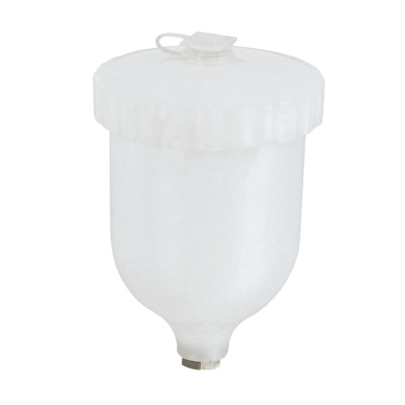 WD-600GPW 600ml Plastic Gravity Feed Spray Gun Paint Cup with Tethered Vent Cap