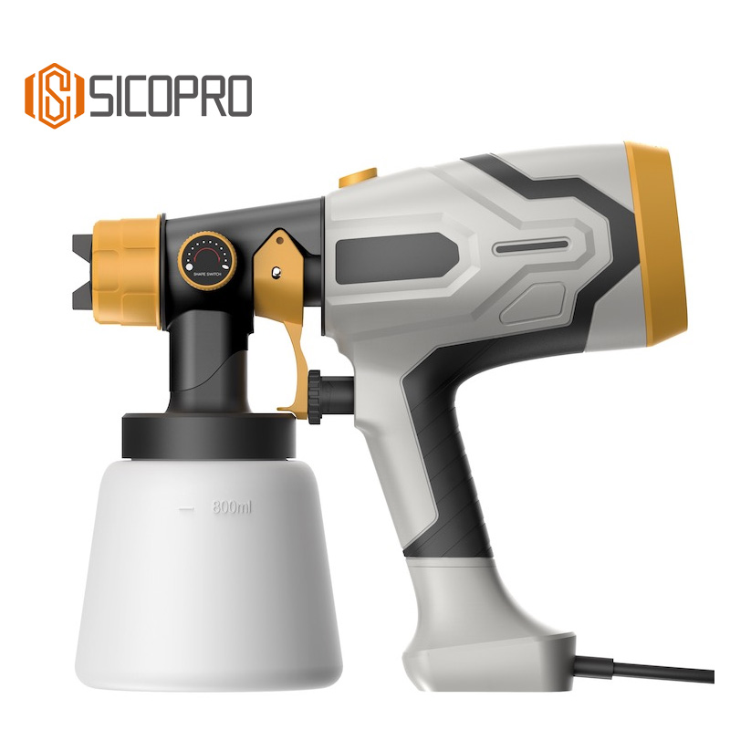 HVLP002 Electric HVLP Paint Sprayer with 800ml Container for Home and DIY Projects