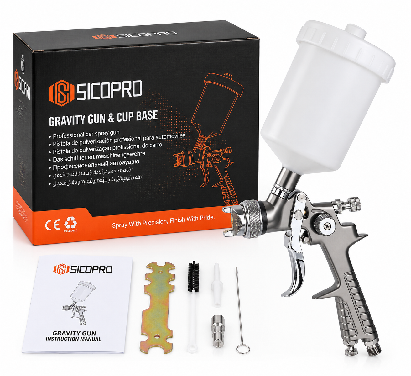 SICOPRO High Efficiency Coating Spray Gun