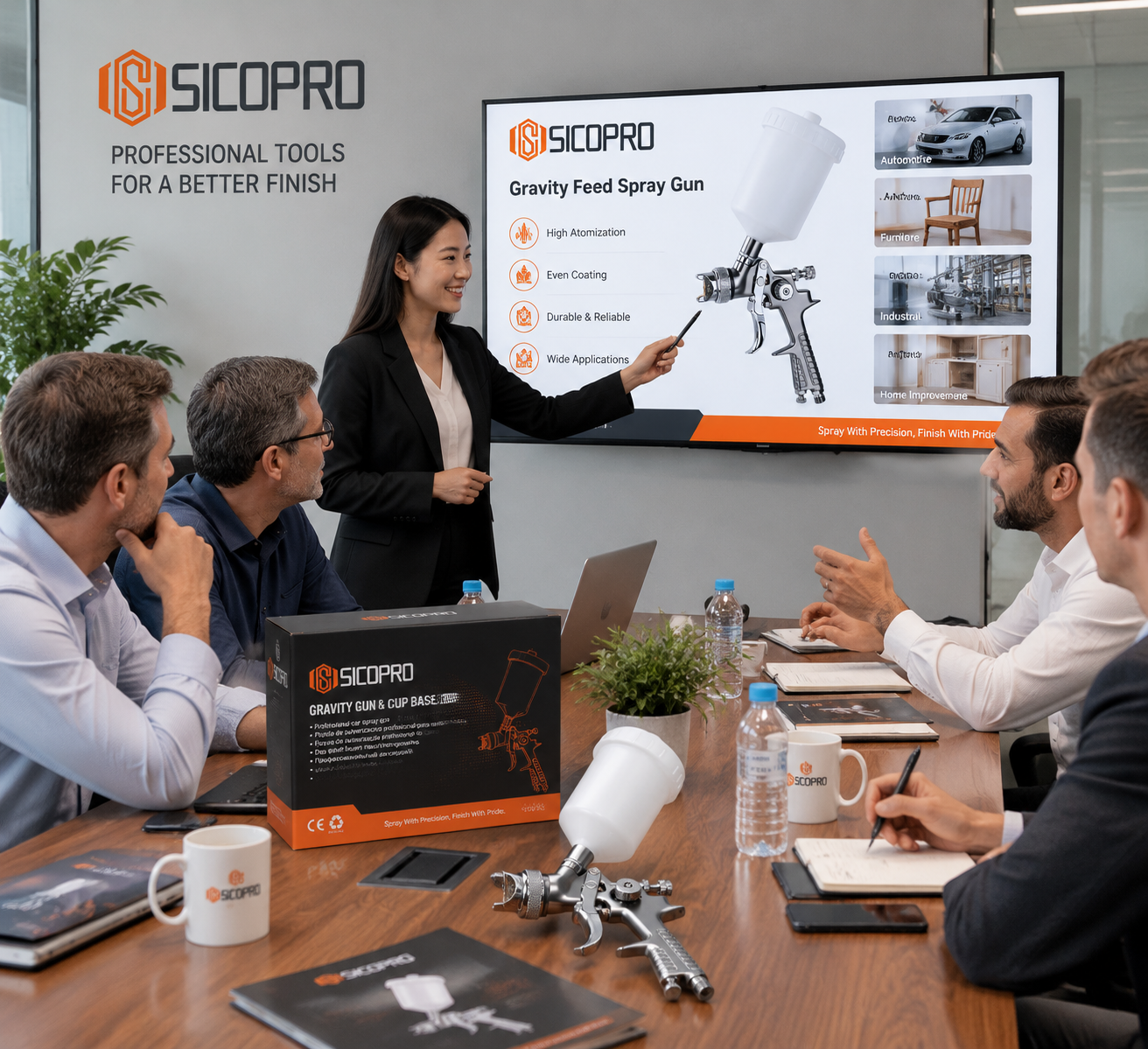 SICOPRO DIY Home Improvement Paint Spray Gun