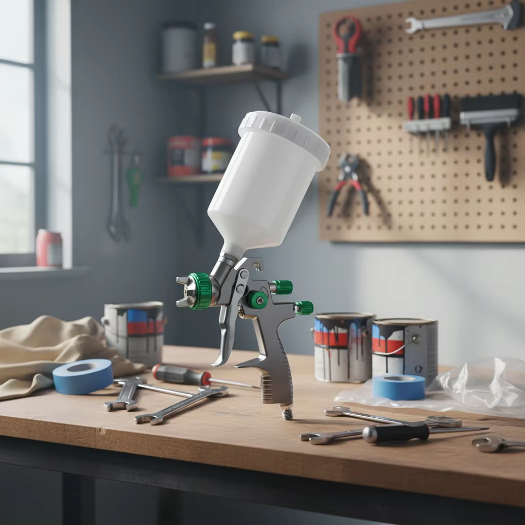Professional Automotive Paint Spray Gun SK-2011 1.3mm Gravity Feed