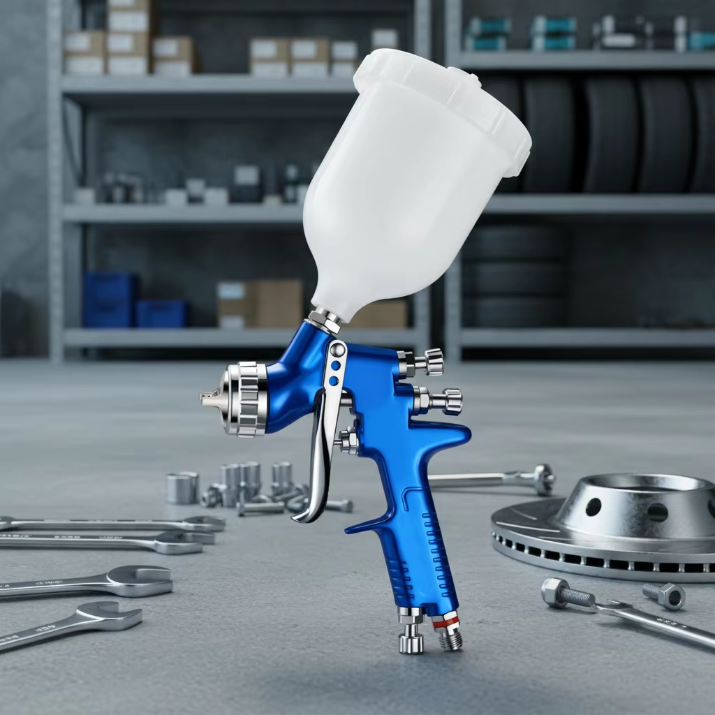 TT LVLP Spray Gun 600CC Gravity Feed Automotive Paint Gun 1.4mm