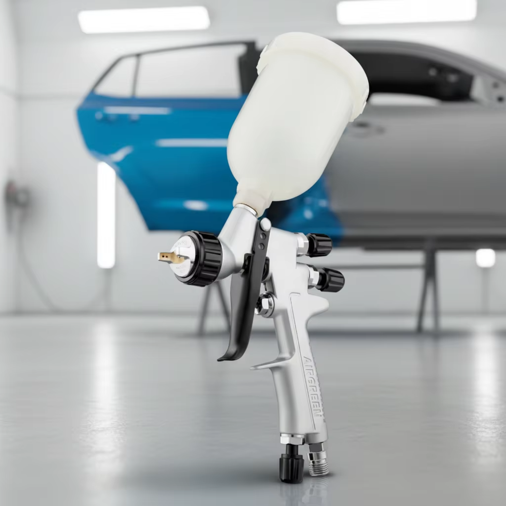 MINI888 LVLP Spray Gun Mini Air Spray Gun for Car Refinishing and Detail Work