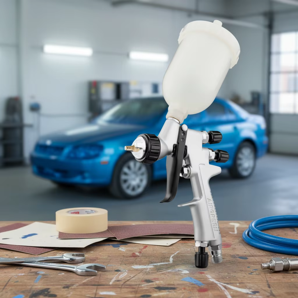 Compact MINI888 LVLP Spray Gun Detail Air Spray Gun for Fine Coating