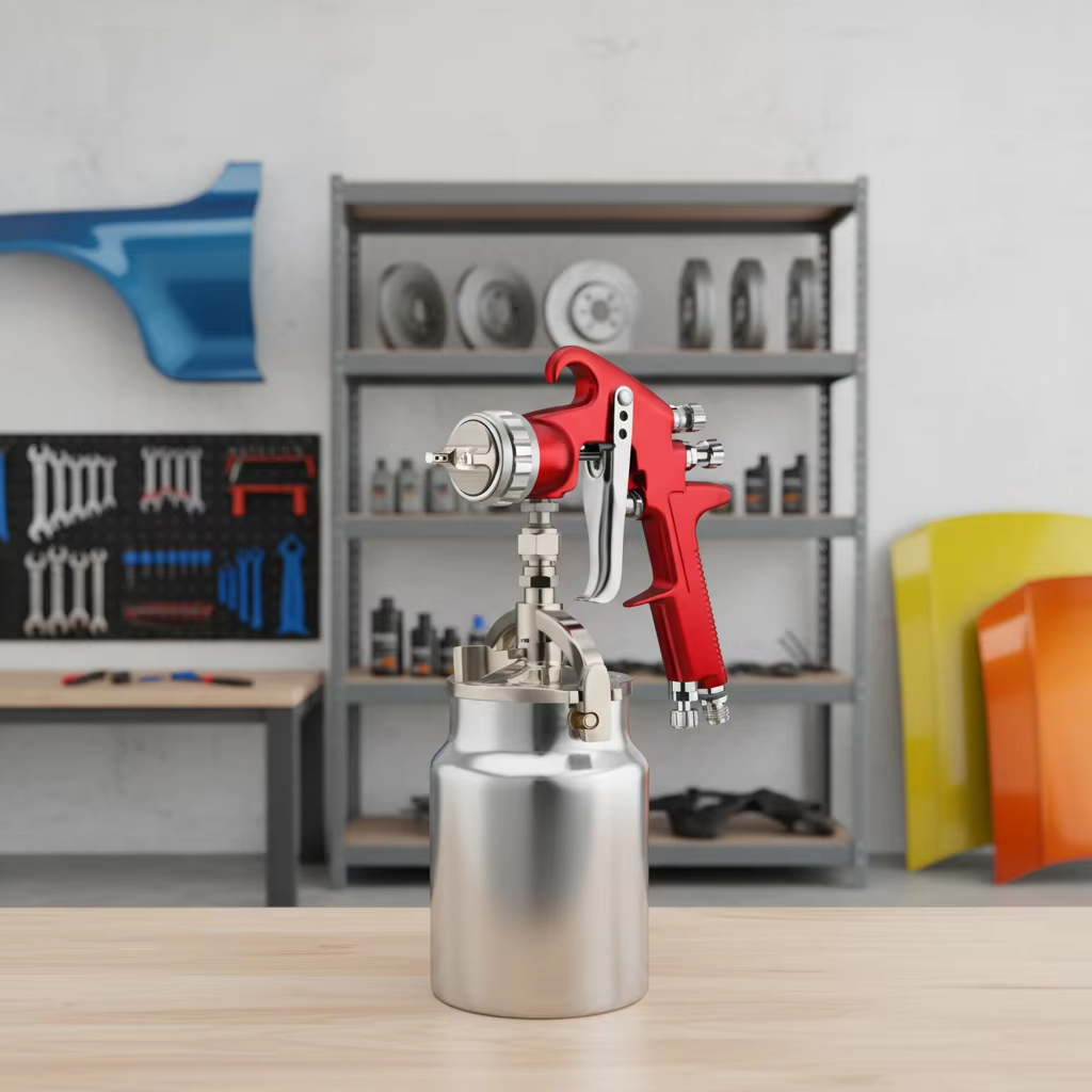 GFG LVLP Spray Gun Professional Paint Air Spray Gun with Aluminum Tank