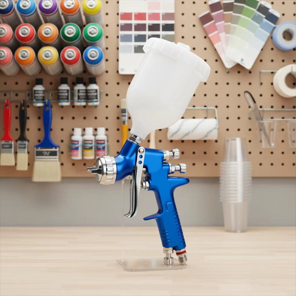 TT LVLP Spray Gun 600CC Gravity Feed Automotive Coating Gun 2.0mm