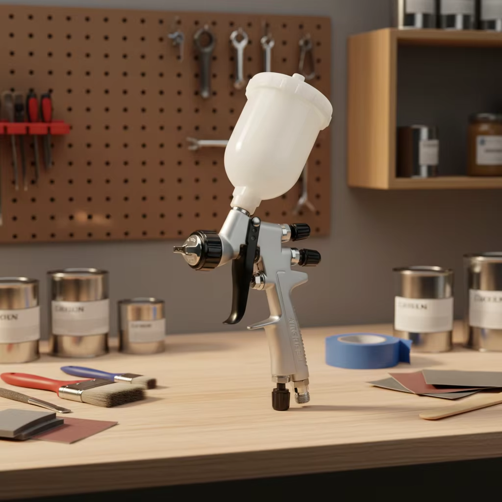 MINI888 LVLP Spray Gun High Efficiency Air Spray Gun for Workshop Use