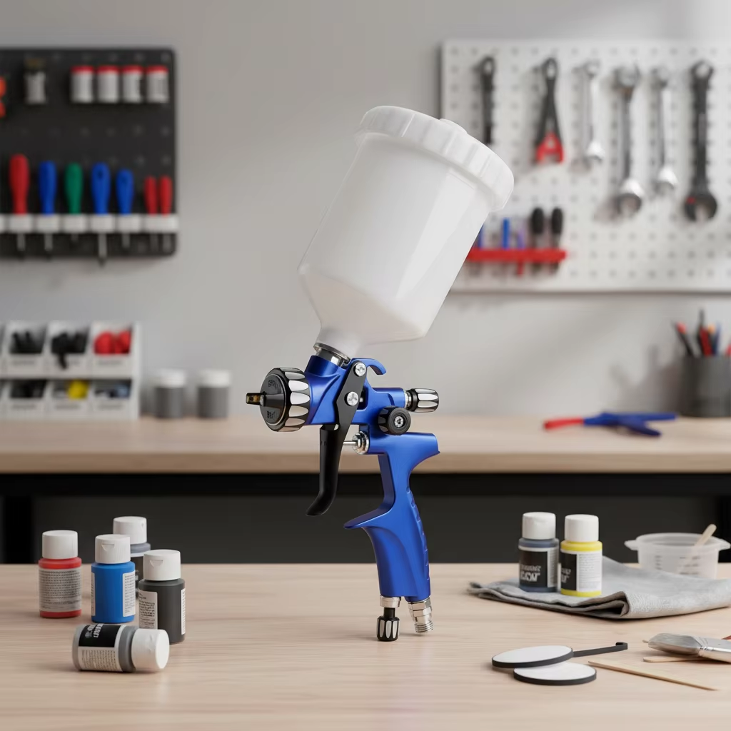 E-102 Professional Automotive LVLP Spray Gun 600CC Paint Tool