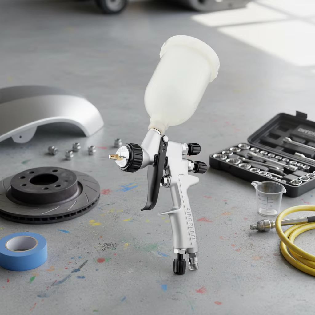 MINI888 LVLP Spray Gun Touch Up Air Spray Gun for Precision Painting