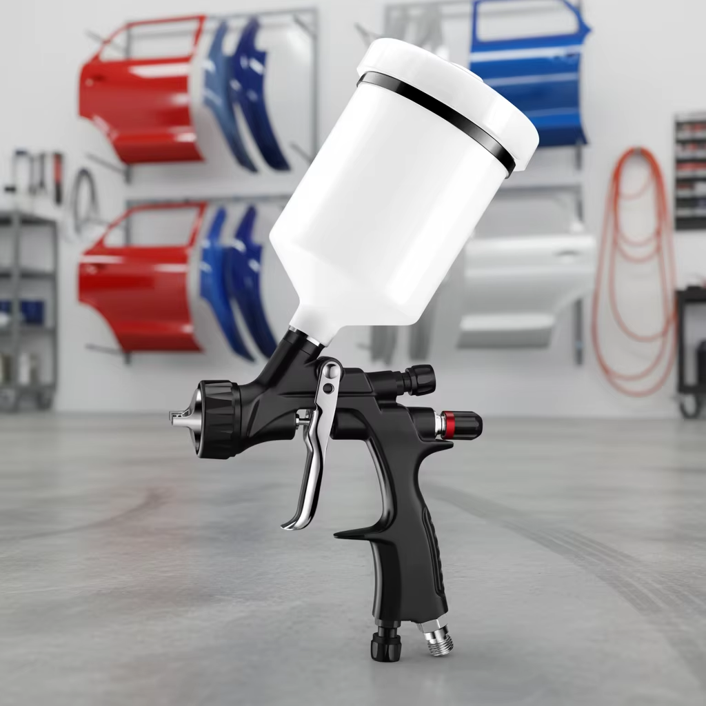 V-8007 LVLP Gravity Feed Spray Gun Professional Automotive Painting Tool