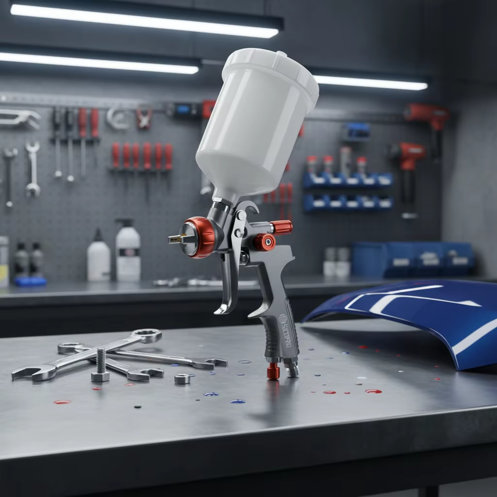 SK-100 Professional LVLP Spray Gun Air Spray Gun for Automotive Refinishing
