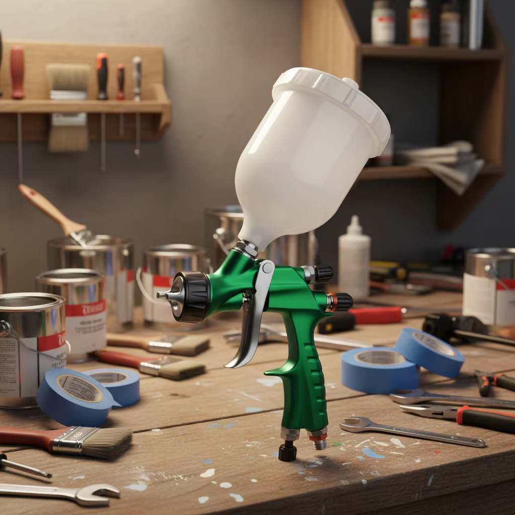SK-300 Professional LVLP Spray Gun for Car Paint and Industrial Use