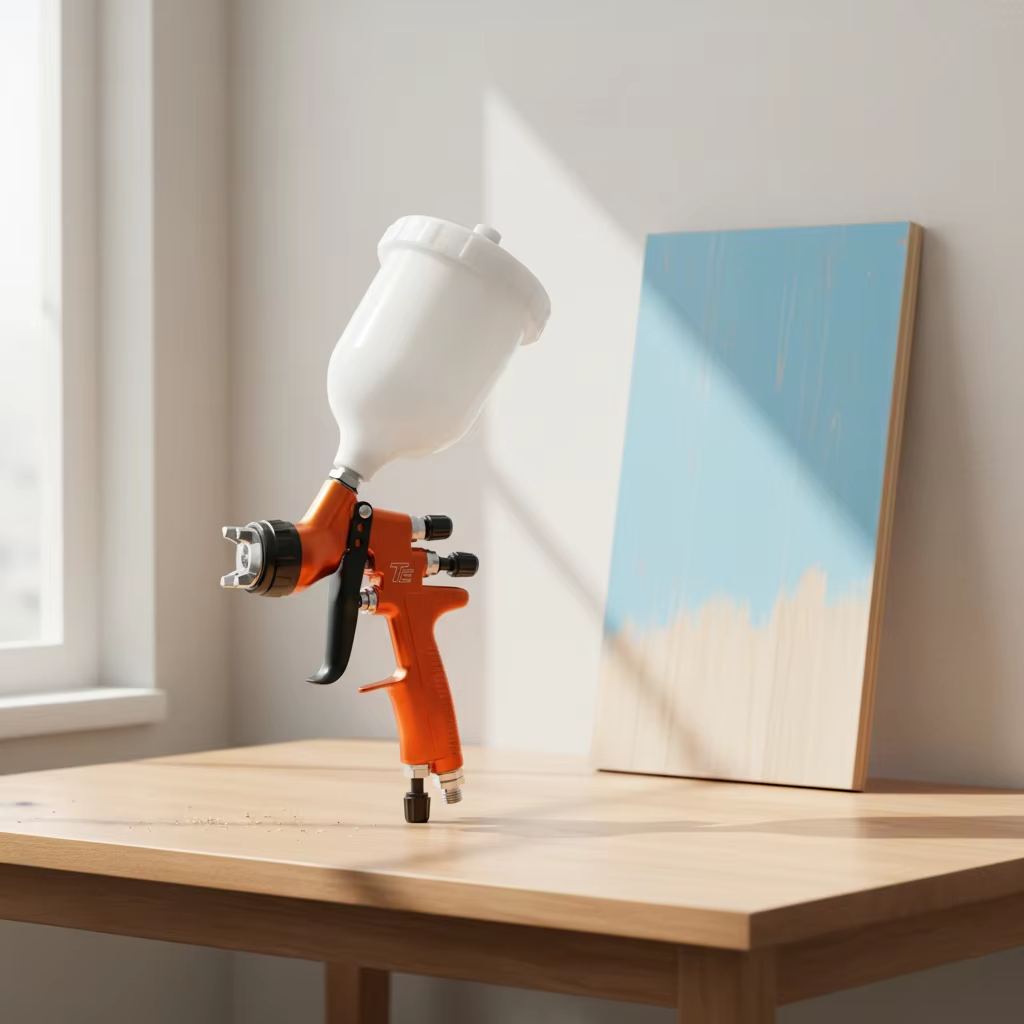 TE Professional LVLP Spray Gun Automotive Refinishing Air Spray Gun