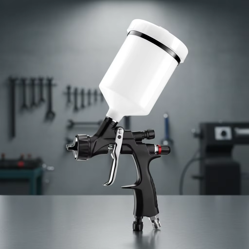 V-8007 LVLP Spray Gun Gravity Feed Professional Paint Tool