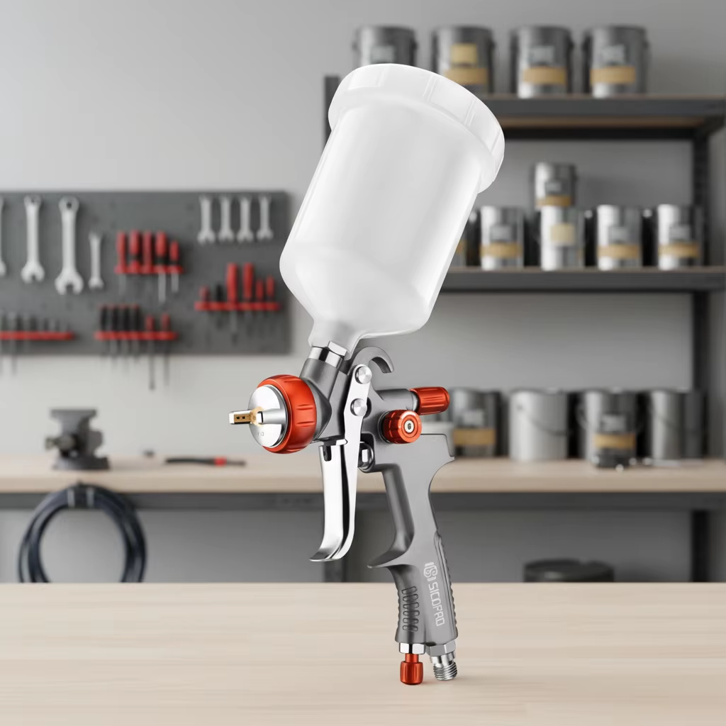 SK-100 LVLP Spray Gun High Efficiency Automotive Air Spray Gun