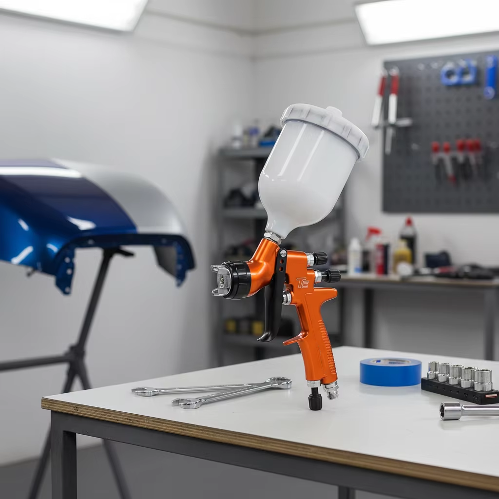 TE LVLP Air Spray Gun Professional Automotive Tools Precision Paint Gun
