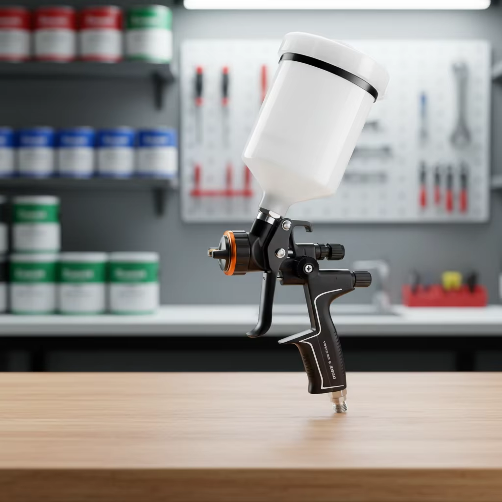 SK-5800B Professional LVLP Spray Gun Gravity Feed Auto Paint Air Spray Gun