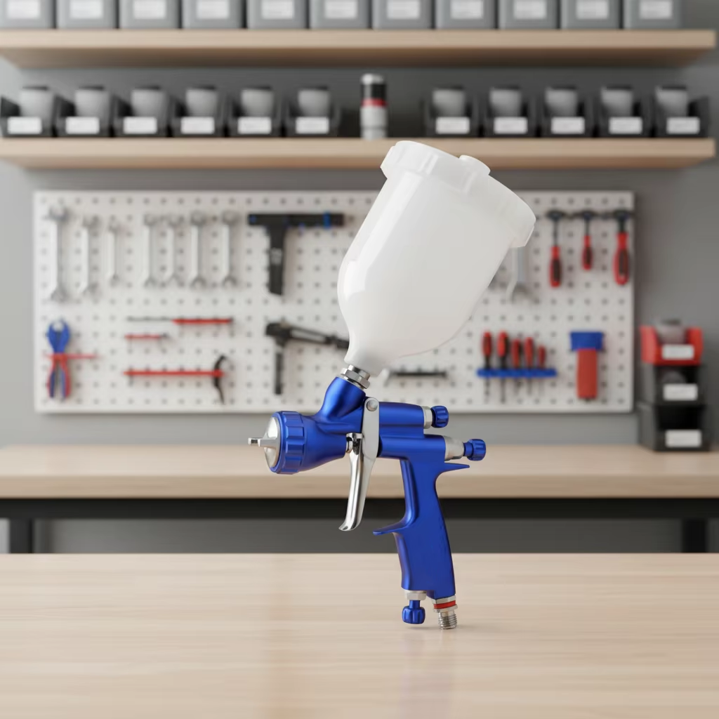 SK-735 LVLP Spray Gun Fine Finish Gravity Feed Air Spray Gun