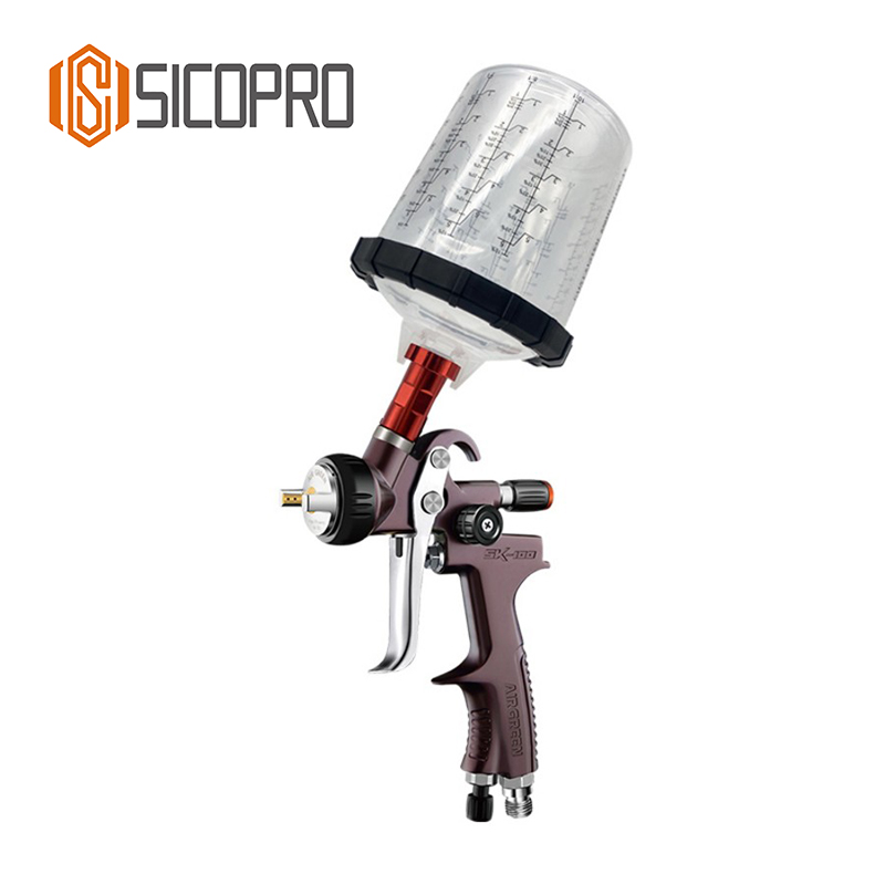 SK-100 LVLP Gravity Spray Gun – Premium Refinish Tool with PPS Compatible Cup