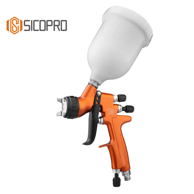 TE LVLP Refinish Spray Gun - Orange