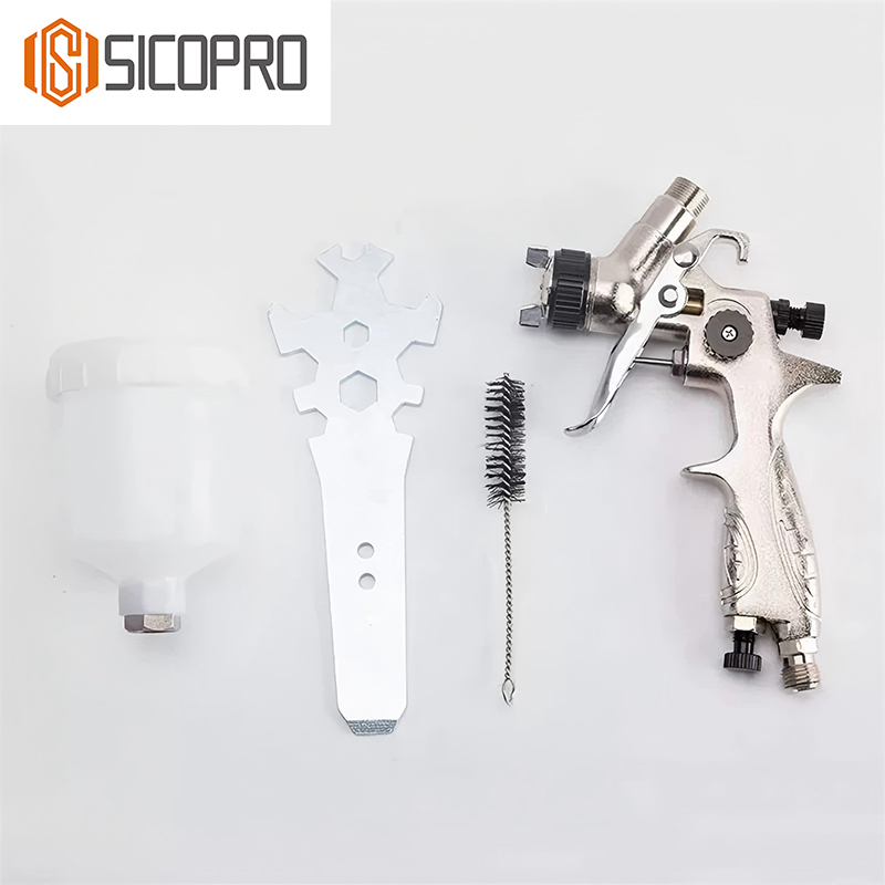 Mini 887 LVLP Spray Gun Set with 3 Nozzles for Precision Touch-Up