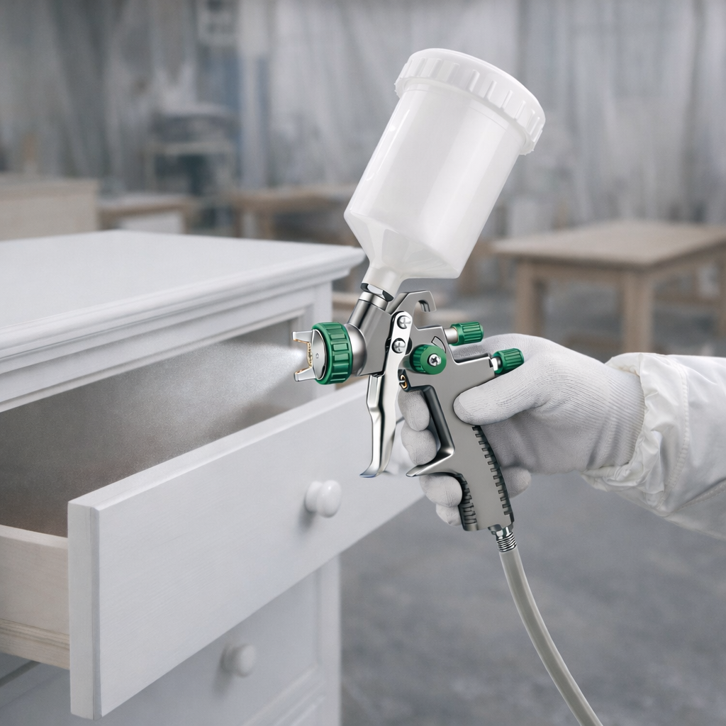 SK2011 LVLP Spray Gun for Car Painting - High Transfer Efficiency