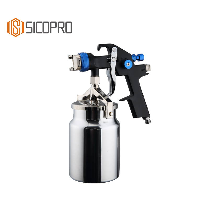 SICOPRO LVLP Spray Gun with Bottom Feed Cup – Industrial Grade