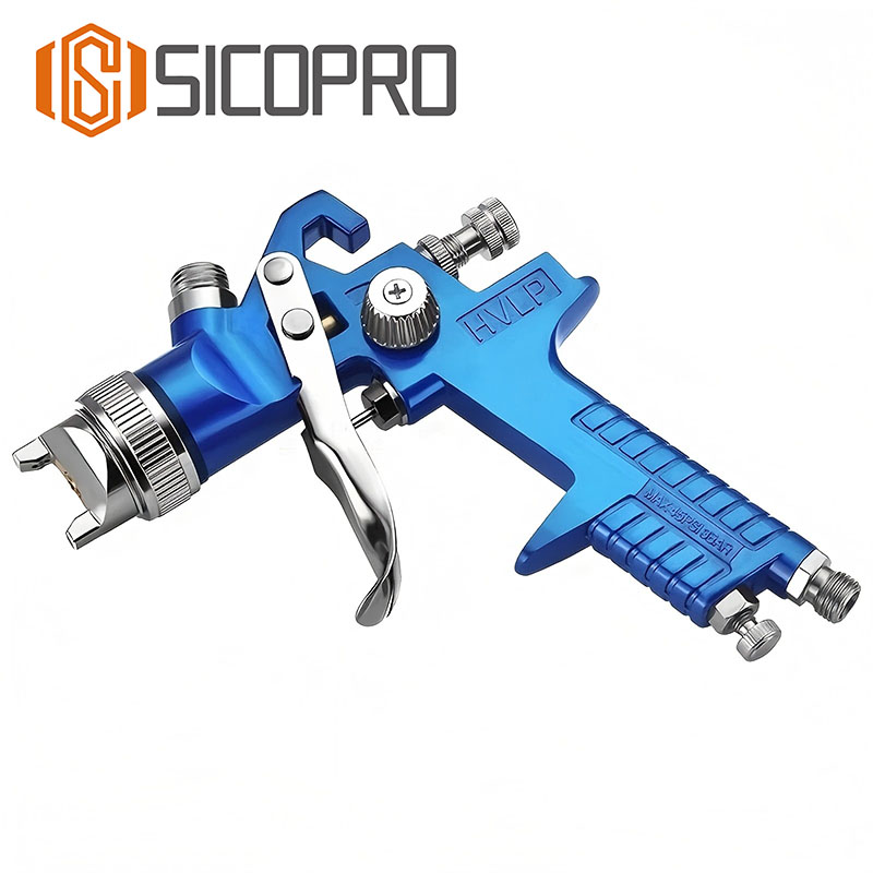 Side Trigger LVLP Spray Gun – SK-827 for Refinish & Detail