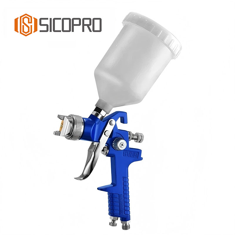 SICOPRO SK-827P LVLP Spray Gun - High Precision Gravity Feed Paint Tool