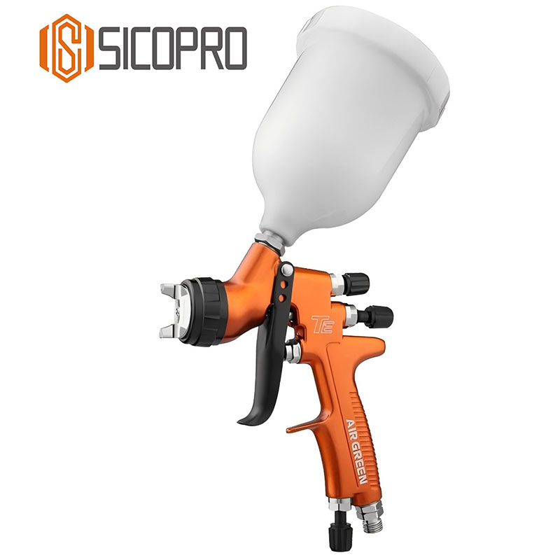 TE Orange LVLP Spray Gun for Automotive & Furniture Refinishing