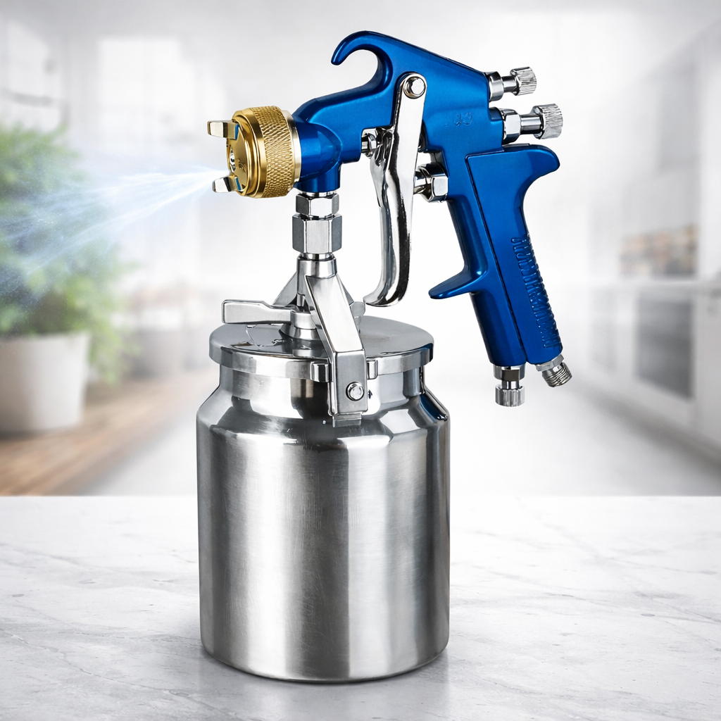 Advanced LVLP Gravity Feed Spray Gun Kit – High Precision Coating Tool for Auto Body & Wood Finishing