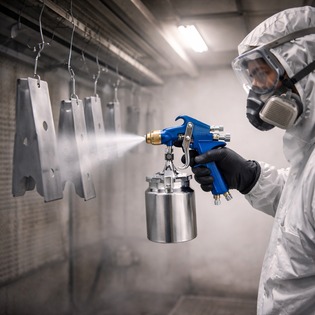 Professional LVLP Fine Finish Spray Gun – Low Pressure Precision Painter for Automotive & Industrial Coatings