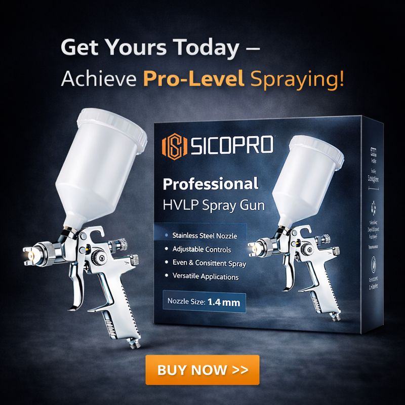 SICOPRO Spray Gun – Precision Engineered Details