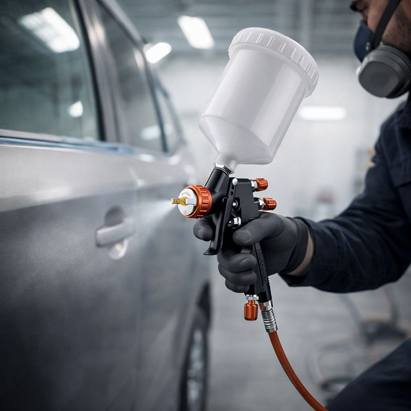 Professional LVLP Gravity Feed Spray Gun for Automotive Refinishing