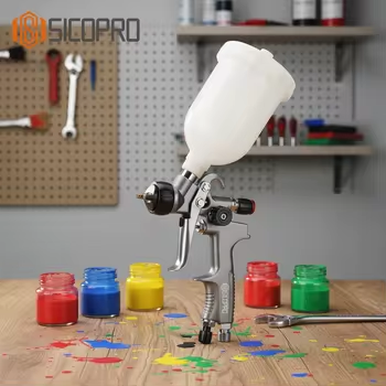 SICOPRO LVLP Gravity Feed Spray Gun – Professional Automotive Refinishing Edition