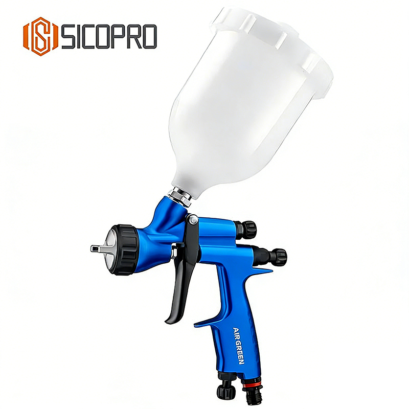 SK-735 Blue LVLP Spray Gun for Refinished Painting - SICOPRO