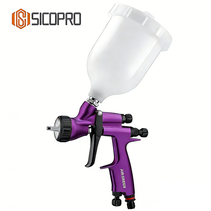 SK-735 Purple LVLP Spray Gun for Refinished Painting - SICOPRO
