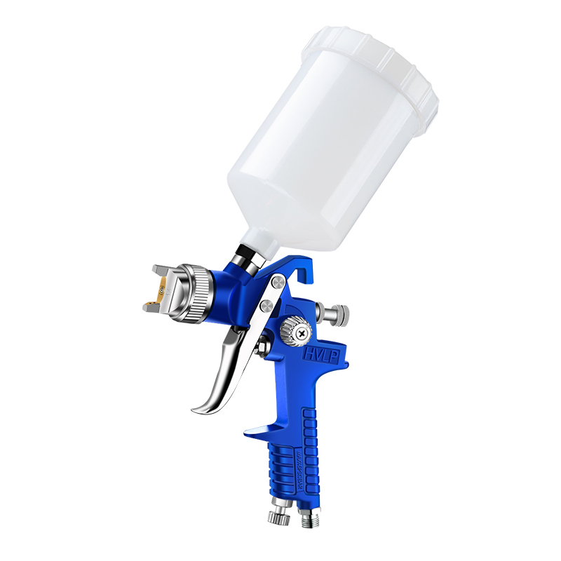 H-827P + H-2000P LVLP Spray Gun Kit with MF-07 Regulator & MF-01 Filter – 0.8/1.4/1.7mm Nozzles + Full Accessories