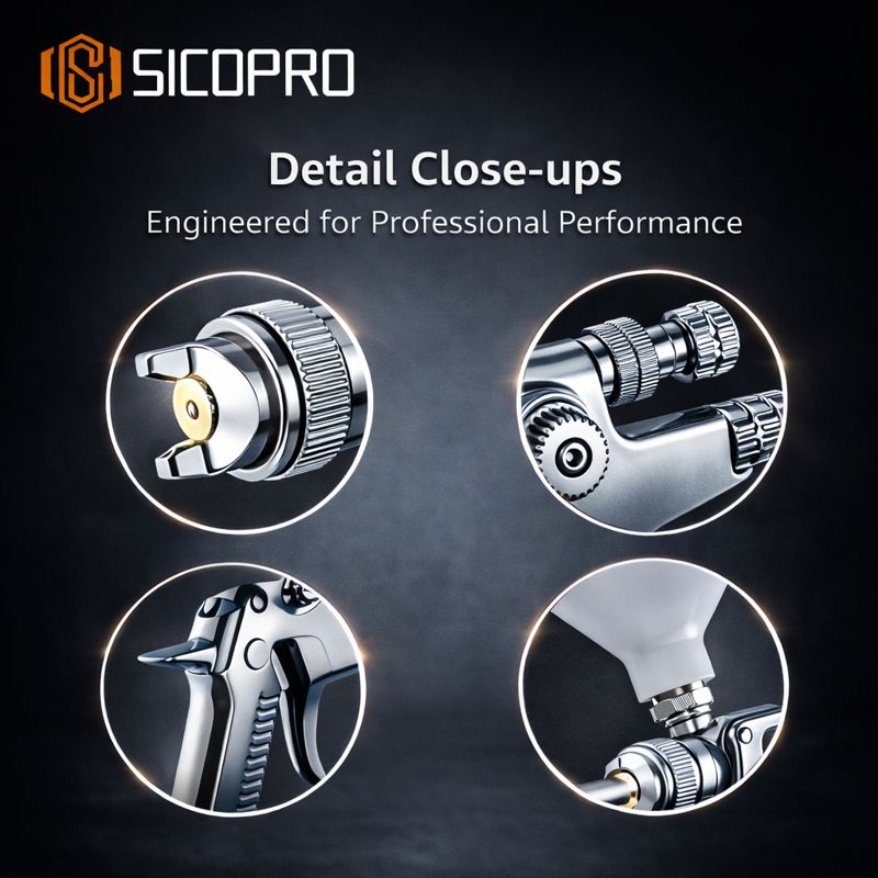 SICOPRO HVLP Spray Gun – Superior to Competitors
