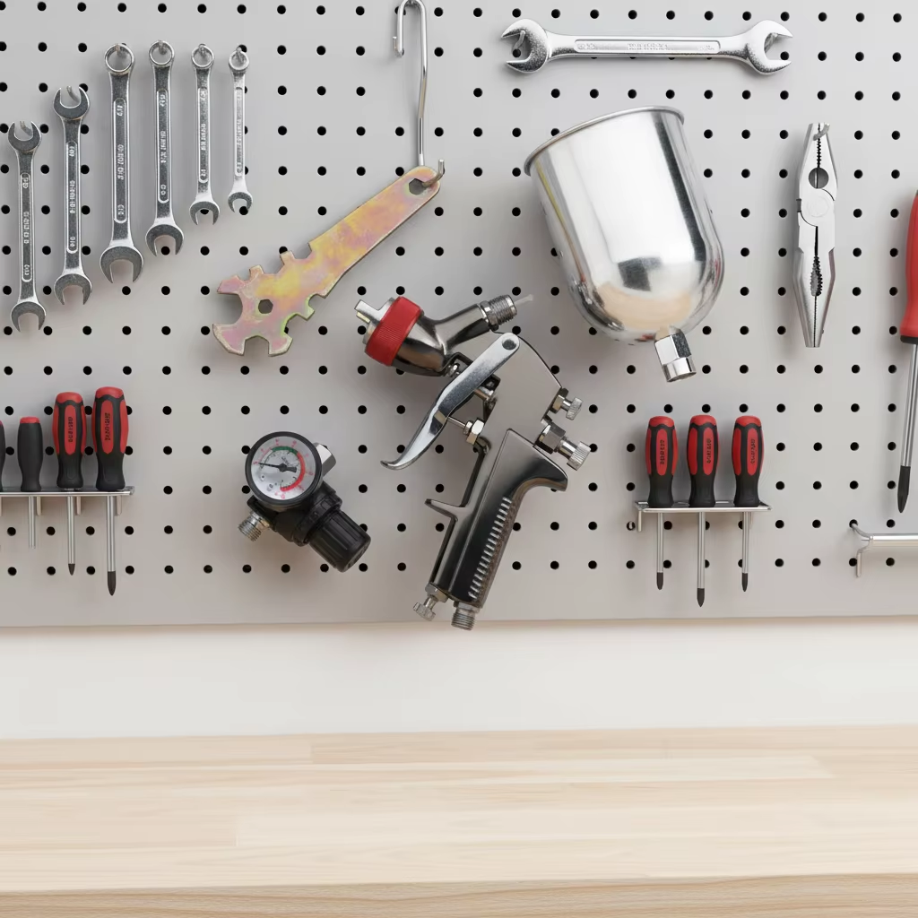 LVLP Gravity Feed Spray Gun for Woodworking and DIY Projects