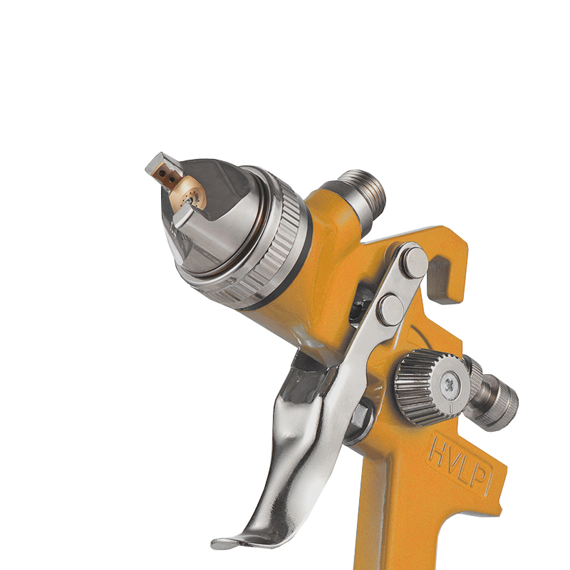 SICOPRO H-827P LVLP Spray Gun – Golden Body, Single Nozzle
