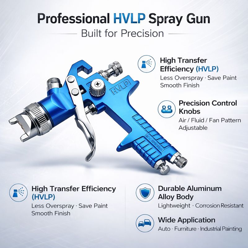 Professional LVLP Spray Gun – Built for Precision and High Efficiency