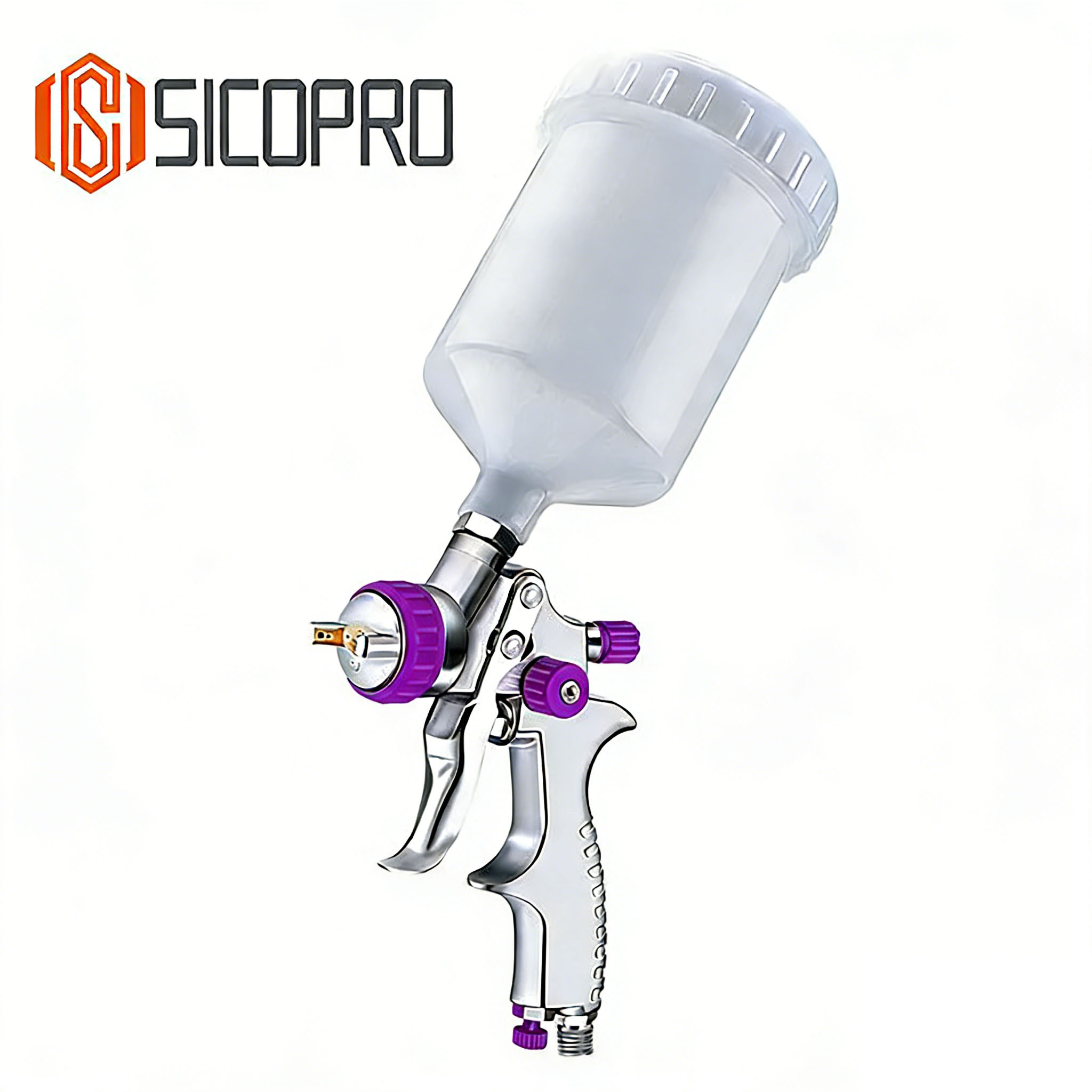 SK-2010 LVLP Gravity Spray Gun - Purple Chrome Edition