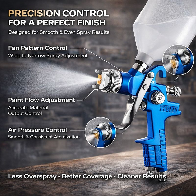 Multi-Application LVLP Spray Gun – One Tool for All Projects