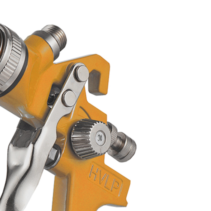 SICOPRO H-827P LVLP Spray Gun – Golden Body, Single Nozzle