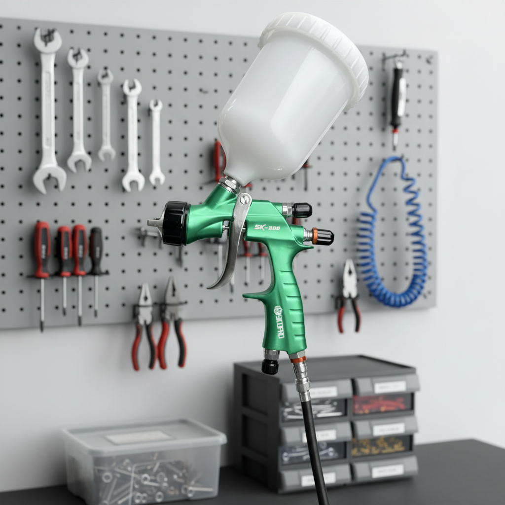SK-300 Fine Finish Teflon Refinished LVLP Spray Gun