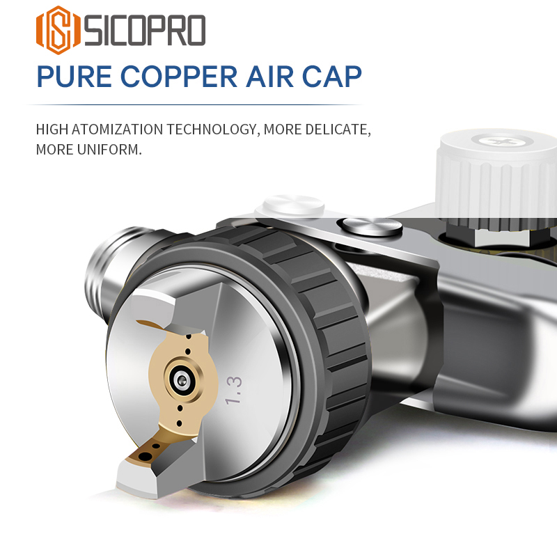 Sicopro SK-2011 Professional LVLP Spray Gun for Refinished Painting Jobs